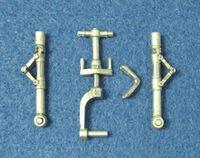 Lockheed F-80 C / T-33 A - Landing Gear (designed to be used with Czech Model and Special Hobby kits) - Image 1