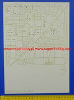 Supermarine Spitfire XVIe - English Fighter (Laser Cut Frames) (Set For 1 Model)