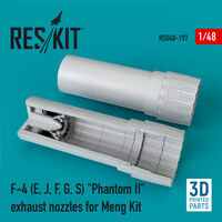 F-4 (E,J,F,G,S) "Phantom II" exhaust nozzles for Meng Kit