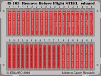 Remove Before Flight STEEL