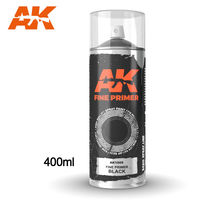 AK1009 FINE PRIMER BLACK SPRAY