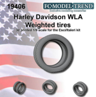 Harley Davidson WLA weighted tires - Image 1