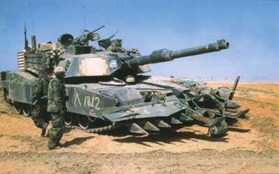 M1A1 Abrams w/mine Plough - Image 1