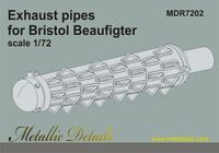 Bristol Beaufighter Mk.VI/X/21 - exhaust pipes (designed to be used with Airfix, Hasegawa and Hobby 2000 kits) - Image 1