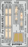 Fw 190A-8/R2 seatbelts STEEL REVELL