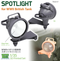 Spotlight for WWII British Tank - Image 1