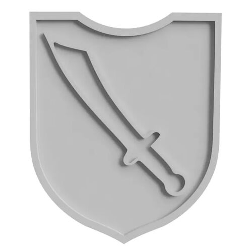 13th Waffen Mountain Division Of The SS - Handschar Plaque 40mm