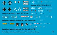 4 Leopard Tanks 2 A5/A6 Germany, Poland, Netherlands