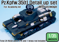 Pz.Kpfw.35(t) Detail up set with stowage (for Academy 1/35)