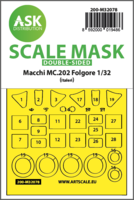 Macchi MC.202 Folgore Double-Sided Express Fit Mask (For Italeri)