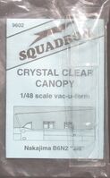 Nakajima B6N2 Jill - canopy 1 pc (designed to be used with Hasegawa kits)