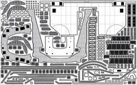 Battleship Bismarck Wooden Deck (for Trumpeter) - Image 1