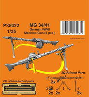 MG 34/41 German WWII Machine Gun (2pcs) - Image 1