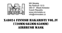 Finnish hakaristi vol.IV 850mm/725mm/685mm airbrush mask