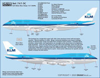 Boeing 747-200M-SUD/300Ms - KLM Wide Blue Stripe