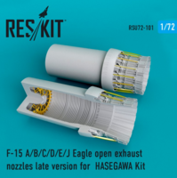 F-15 A/B/C/D/E/JEagle open exhaust nozzles  late version for  HASEGAWA Kit - Image 1