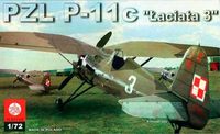 Polish IIWW fighter PZL P-11C "aciata 3" (1939)