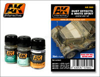 AK 060 DUST EFFECTS AND WHITE SPIRIT SET