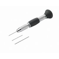 Hand Drill will three drill bits - Image 1