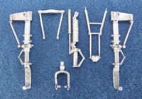 Dornier Do-335 - Landing Gear (designed to be used with Tamiya kits)
