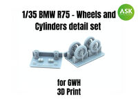 BMW R75 - Wheels and Cylinders Detail Set (recommended for GWH) - Image 1