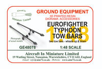 Eurofighter Typhoon - Towbars (2 pcs, with wheels up and down) (for Hasegawa, Italeri and Revell kits) - Image 1